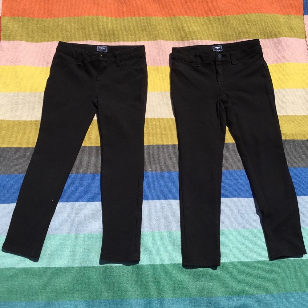 Gap Kids Black Skinny Jeggings, 2 pair